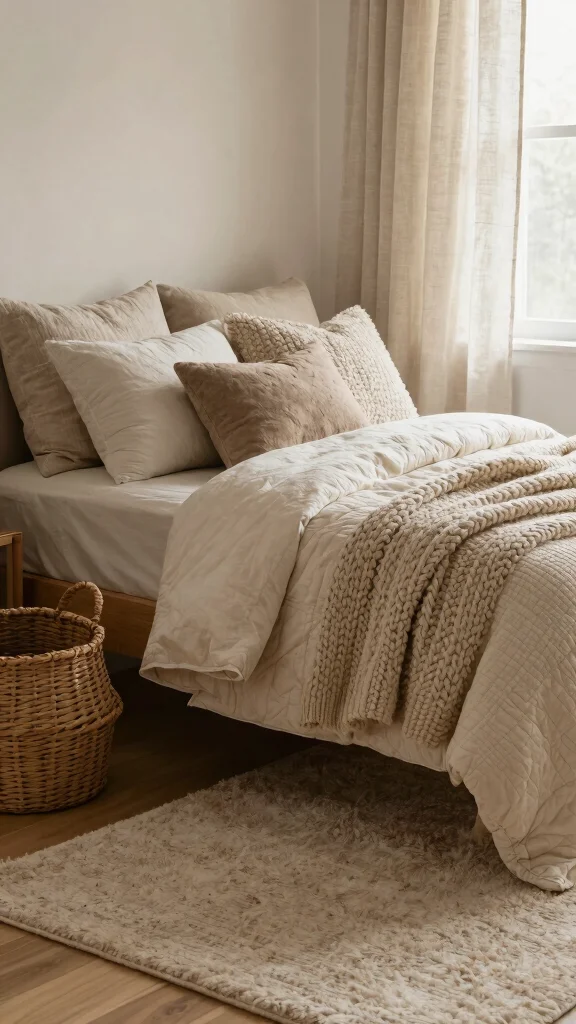 13 Bedroom Makeover Ideas for a Fresh Transformed Space on Any Budget - 5. Add Texture with Fabrics 1