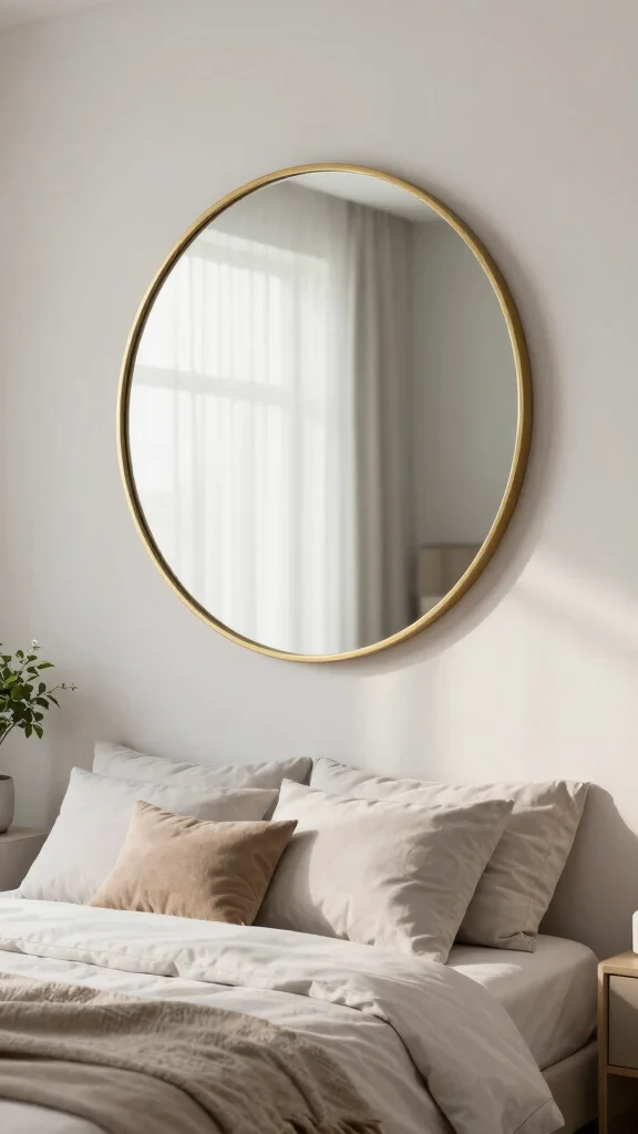 13 Bedroom Wall Decor Ideas for Above the Bed Ledges and Every Wall - 3. Statement Mirrors for Depth 1