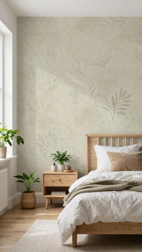 13 Bedroom Wallpaper Ideas for Every Style From Floral to Geometric - 12. Eco-Friendly Options 1
