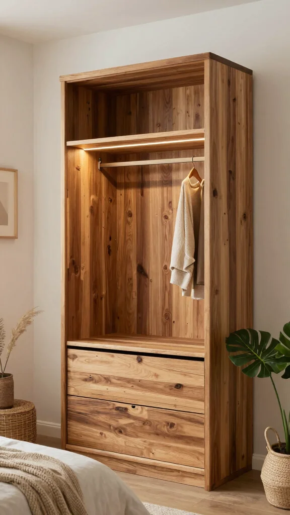 13 Bedroom Wardrobe Design Ideas for Built-In Freestanding and Walk-In Storage - 2. Eco-Friendly Built-In Wardrobes 1