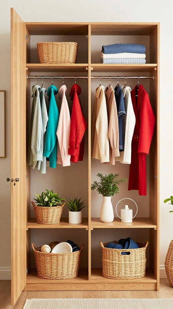 13 Bedroom Wardrobe Design Ideas for Built-In Freestanding and Walk-In Storage - 3. Open Shelving Wardrobe Systems 1