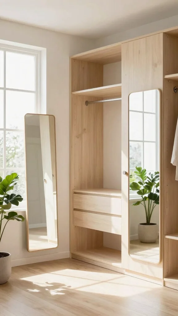 13 Bedroom Wardrobe Design Ideas for Built-In Freestanding and Walk-In Storage - 9. Natural Light and Wardrobe Design 1