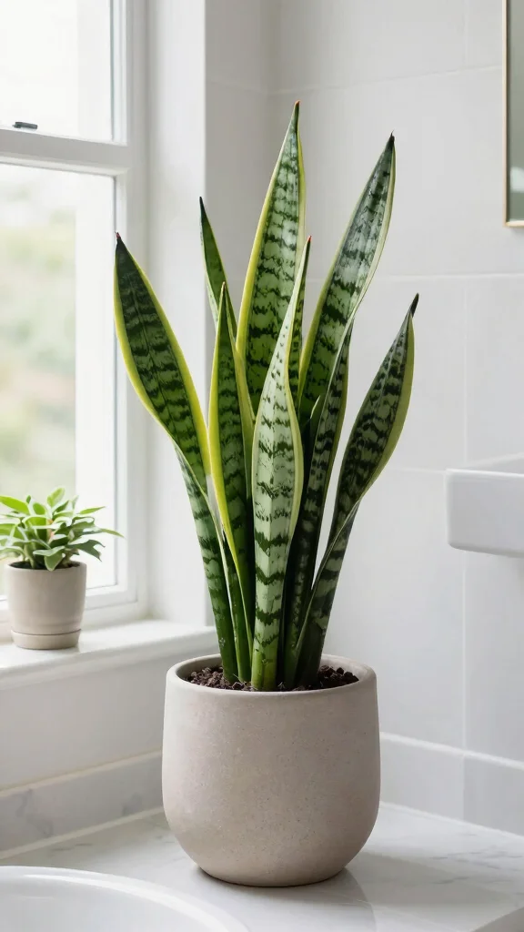 13 Budget Bathroom Decor Ideas That Look Expensive - 10. Statement Plants 1