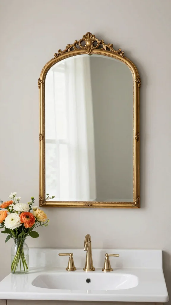 13 Budget Bathroom Decor Ideas That Look Expensive - 5. Statement Mirrors 1