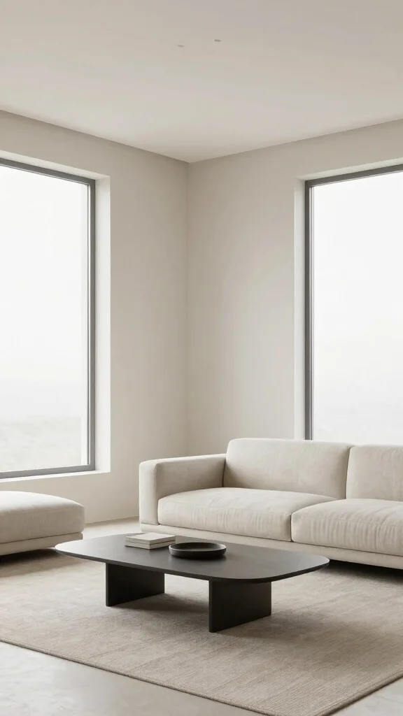 13 Living Room Furniture Ideas for a Stylish Functional Space - 12. Minimalist Design Choices 1