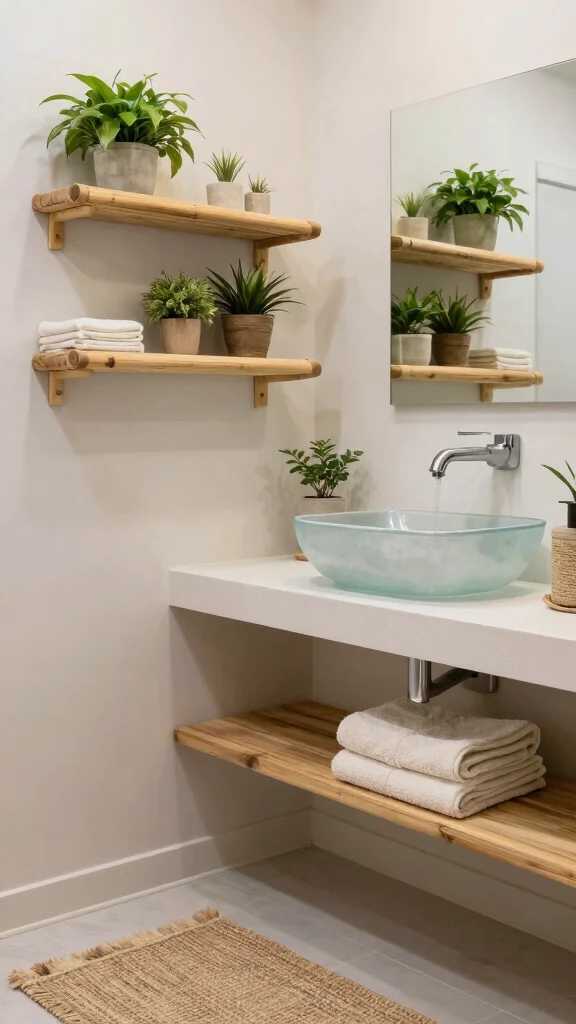 13 Small Bathroom Decor Ideas to Maximize Style in a Tight Space - 2. Eco-Friendly Materials: Sustainable Choices 1