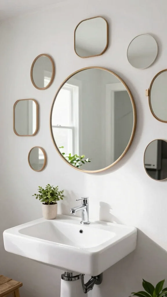 13 Small Bathroom Decor Ideas to Maximize Style in a Tight Space - 3. Use of Mirrors: Creating Illusions 1