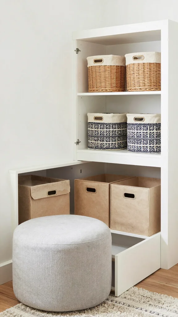 14 Bedroom Decor Ideas for Every Style, Budget, and Room Size - 10. Smart Storage Solutions for Small Spaces 1