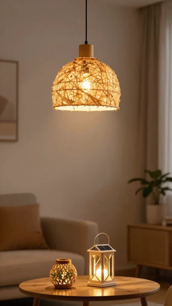 14 Living Room Decor Ideas for Every Style, Budget, and Space - 14. Sustainable Lighting Options to Brighten Your Home 1