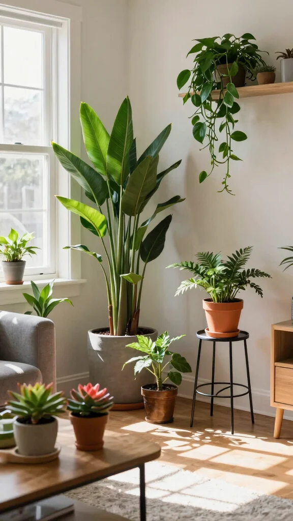 14 Living Room Decor Ideas for Every Style, Budget, and Space - 2. Plant Power – Adding Life to Your Space 1