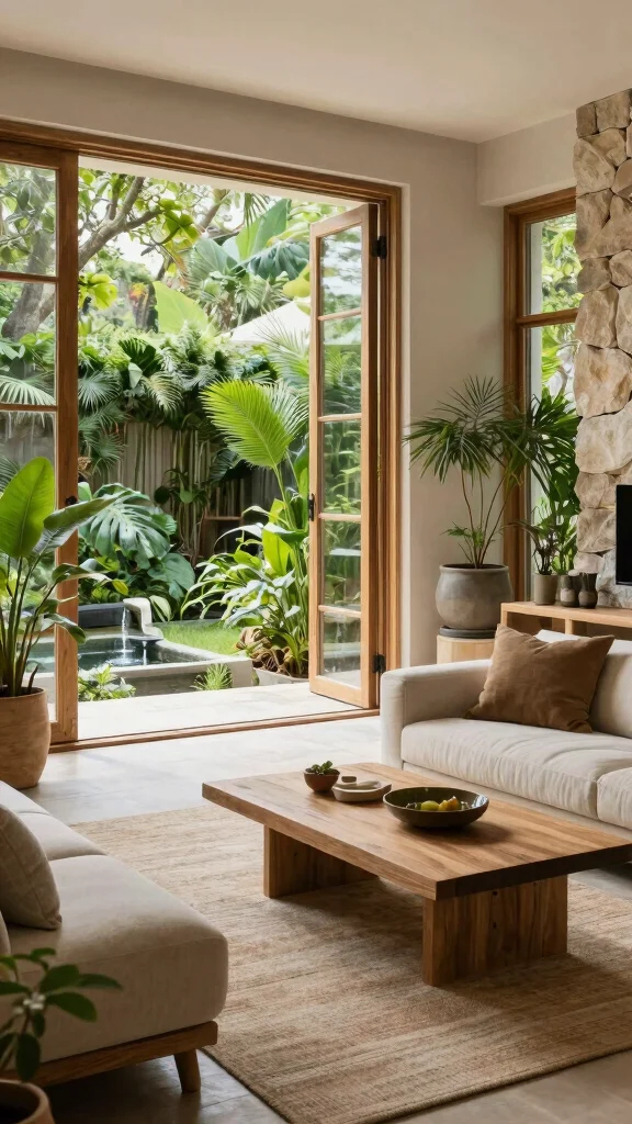 14 Living Room Decor Ideas for Every Style, Budget, and Space - 8. Bring the Outdoors In – Biophilic Design 1