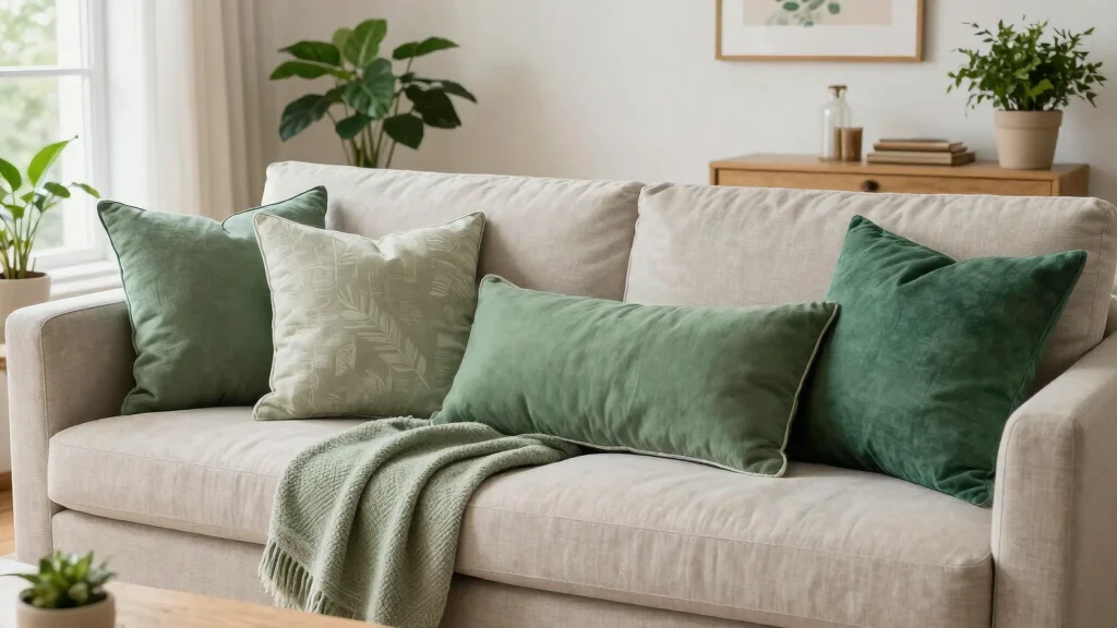 12 Green Pillow Ideas From Sage to Emerald for a Fresh Natural Look – cbconceptfurniture.blog