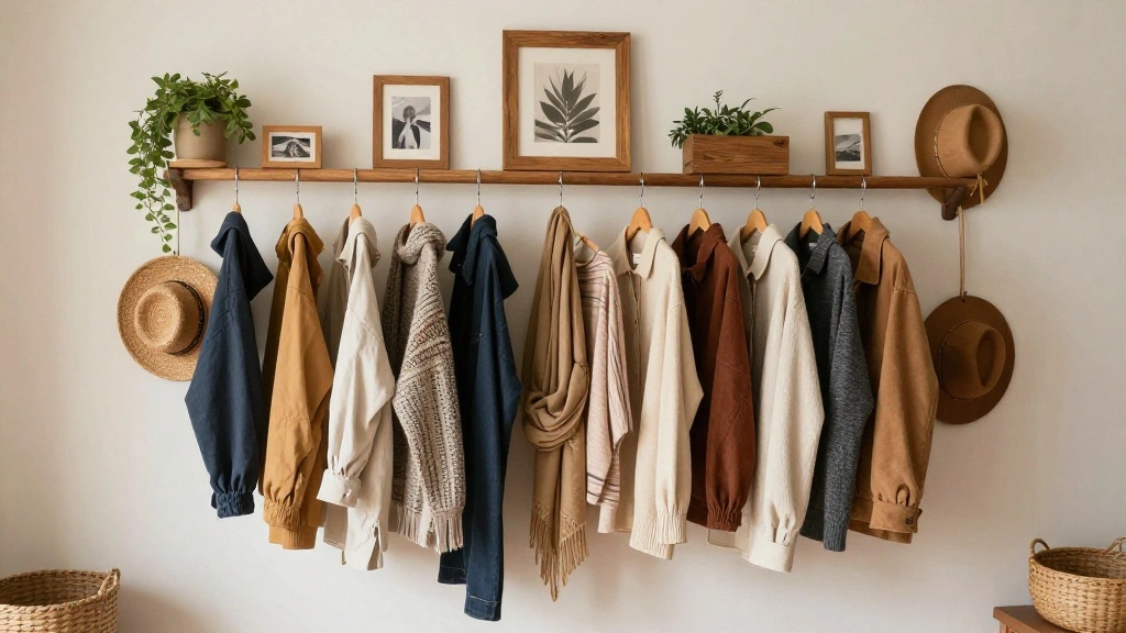 12 Wooden Wall Clothes Hanger Ideas for a Warm Natural Display - marketfurniture.blog